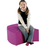 Sitzelement, Welle-Einzel, 60x60 cm (B/T), Höhe 30 cm, 